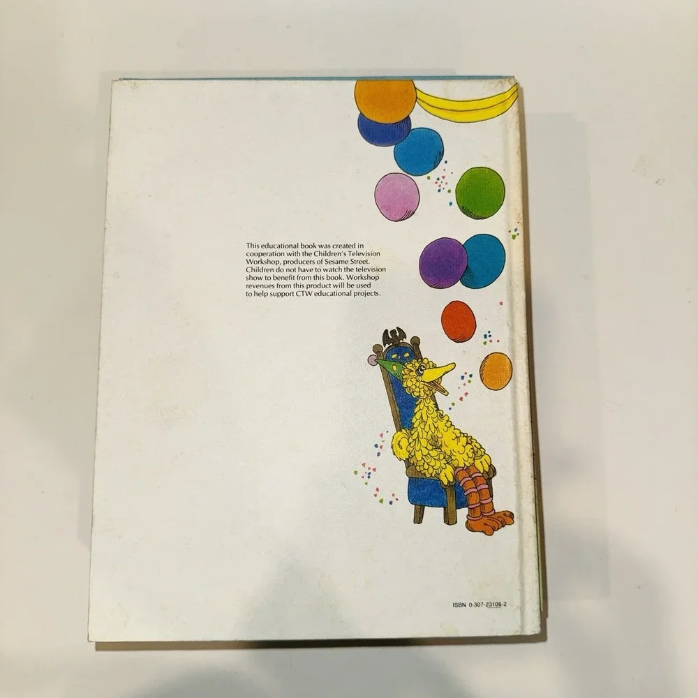 Vintage Sesame Street Book Club Hardcover Lot of 8 Grover Big Bird Count